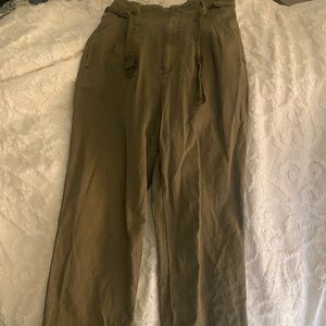 olive green pants